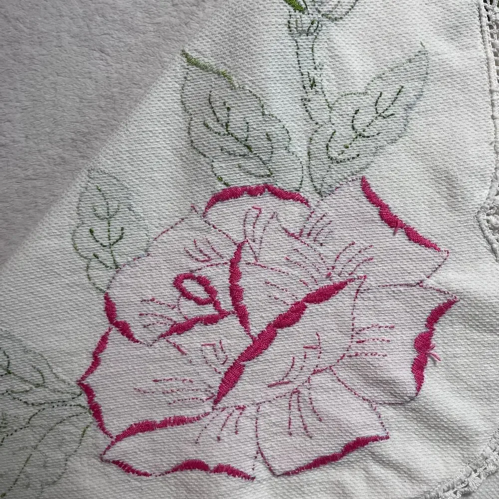 Handcrafted vintage embroidered
